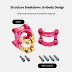 MTB DH Bicycle Short Stem 31.8mm