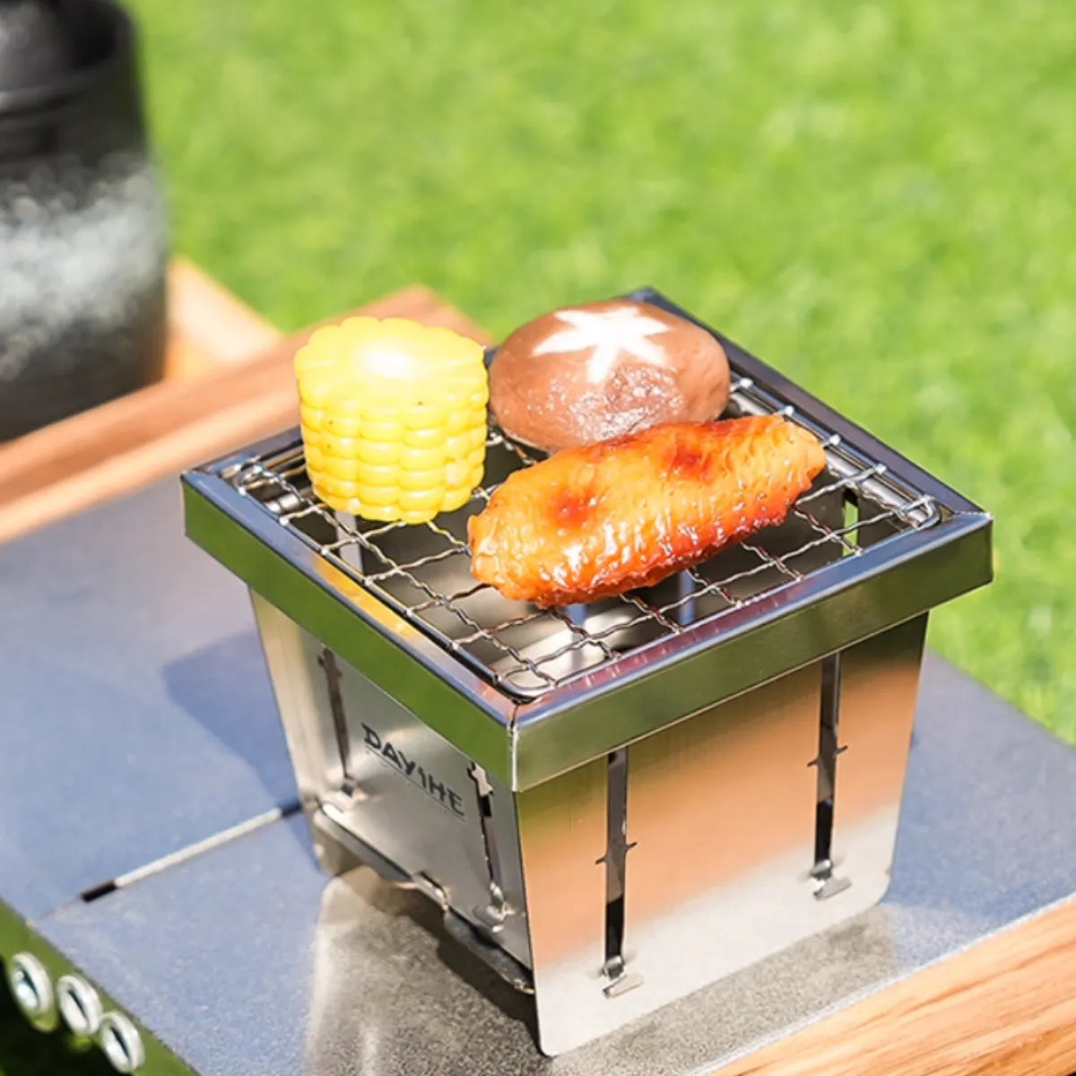 Mini Portable BBQ Grill for Solo Camping