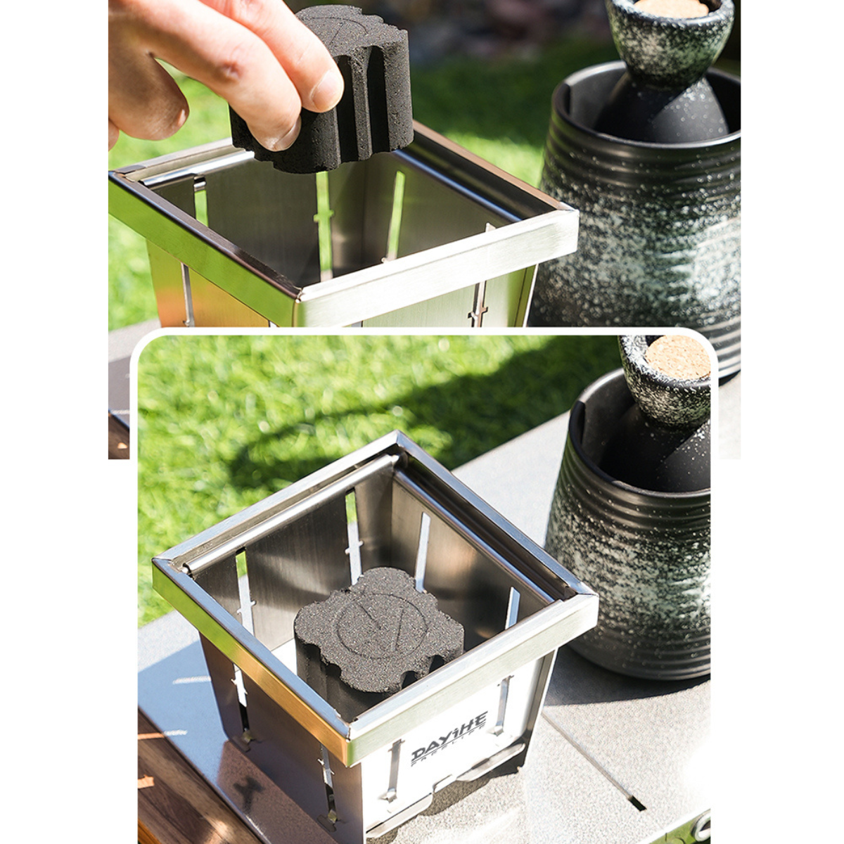 Mini Portable BBQ Grill for Solo Camping