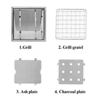 Mini Portable BBQ Grill for Solo Camping