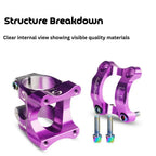 Multi-Color Ultra-Light Bike Short Stem 31.8mm