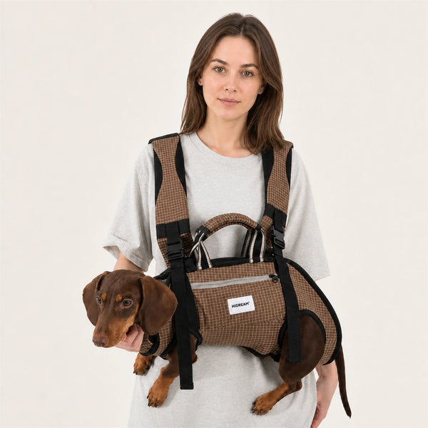 No-Hang Spine Support Dog Carrier Backpack