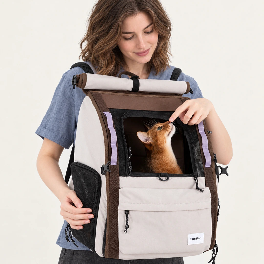Free Departure Roll-Up Pet Backpack