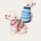Watercolor Stripe Dog Sweater