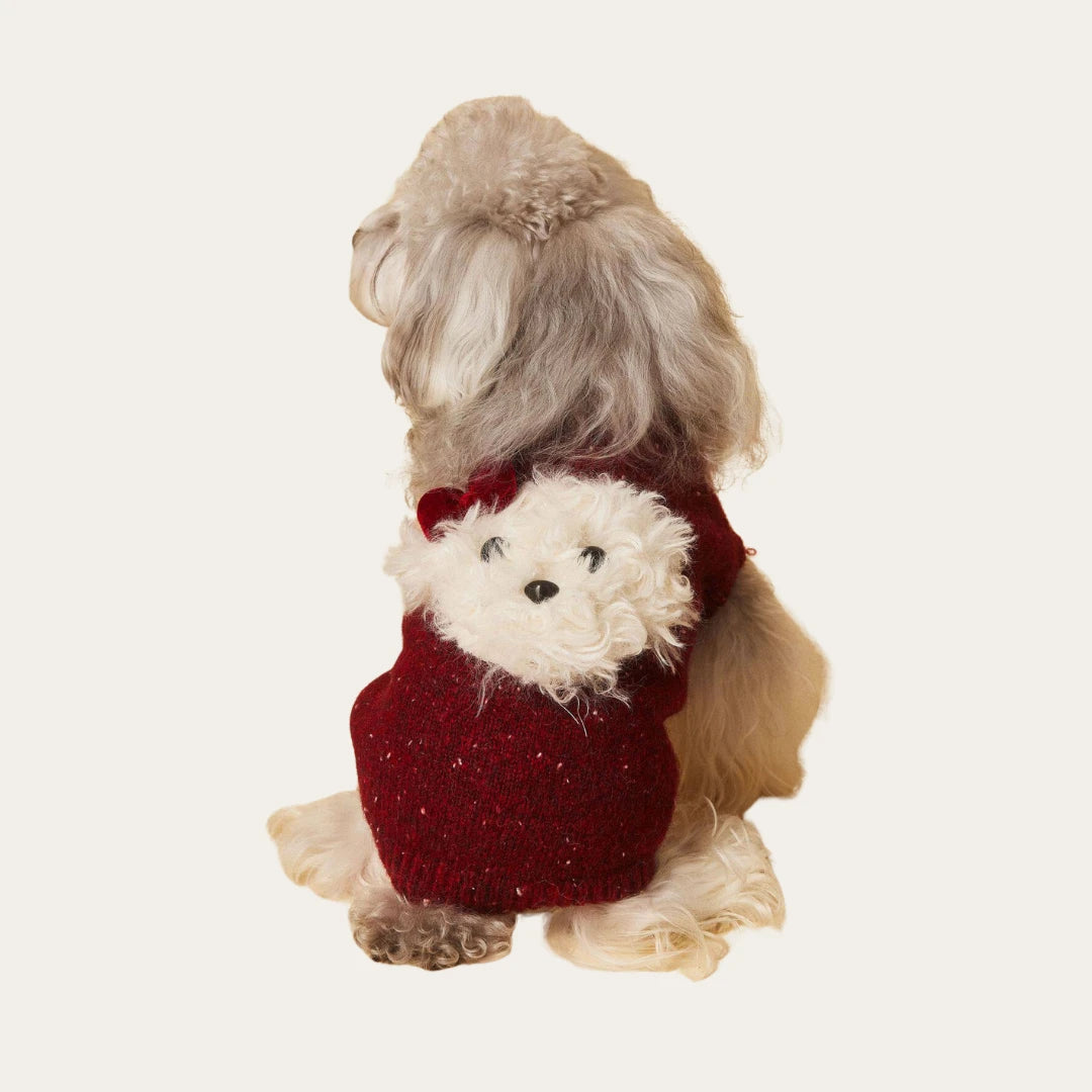 Cherry Patch Dog Sweater Vest