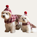 Mulled Berry Plaid Dog Jacket