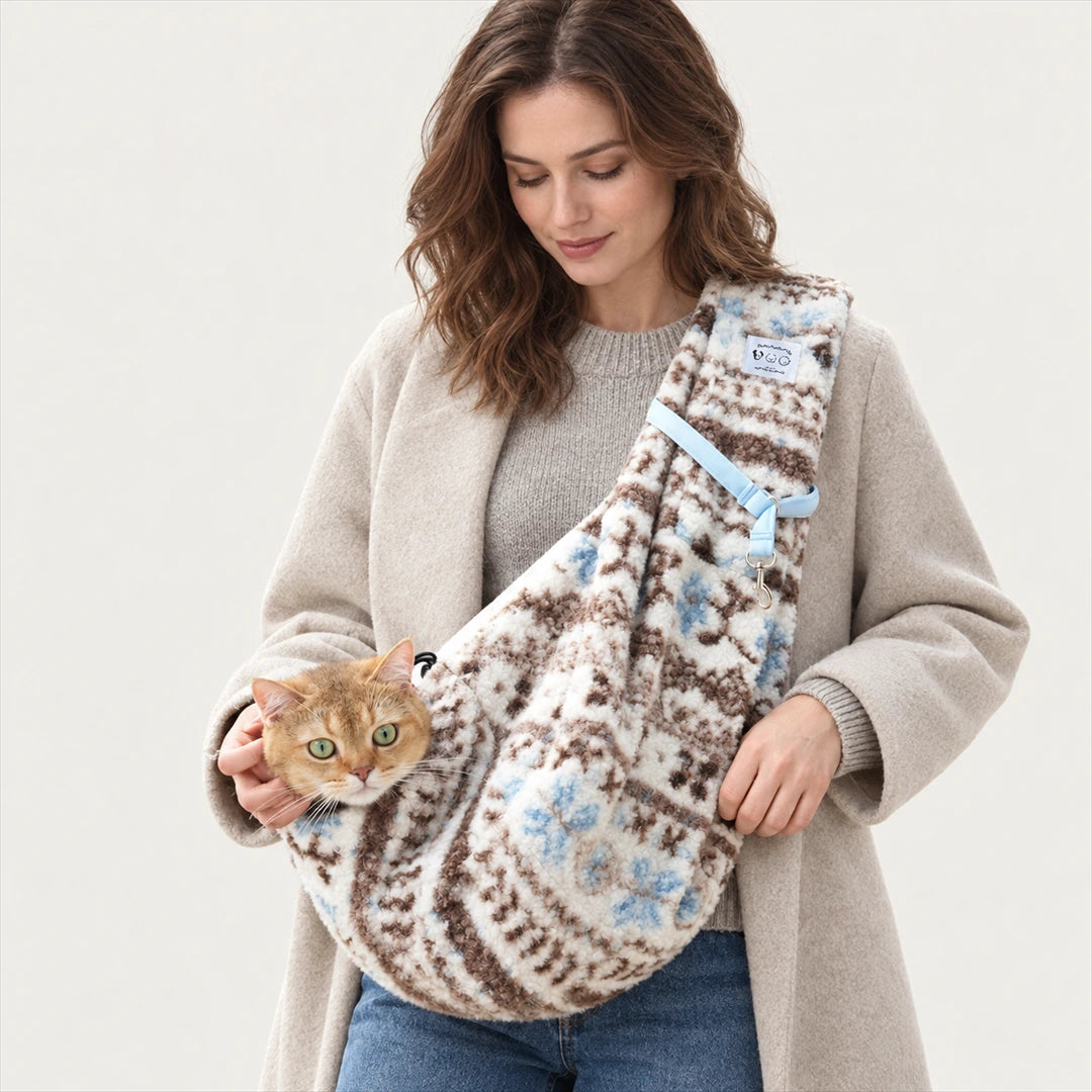 Winter Cuddle Pet Sling Carrier