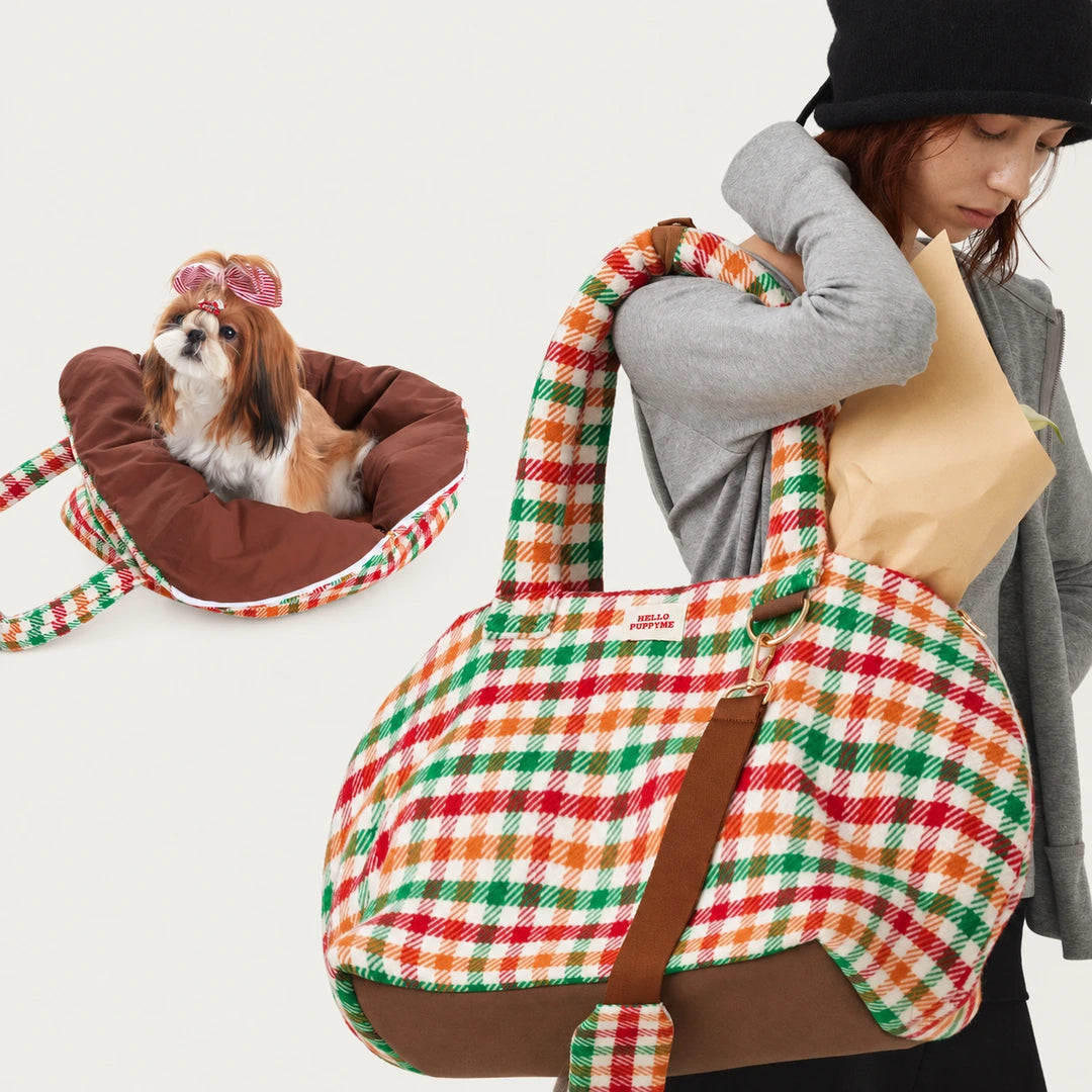 Winter Nest Pet Carrier Tote & Bed