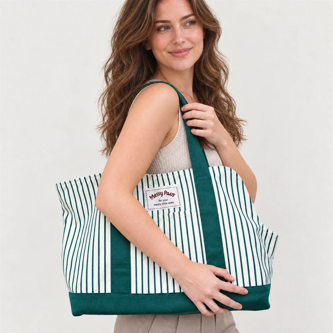 Everyday Stripe Canvas Pet Tote Carrier