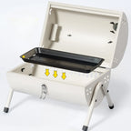 Portable Charcoal BBQ Drum Grill - Dual Side