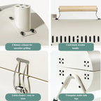 Portable Charcoal BBQ Drum Grill - Dual Side