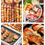 Portable Charcoal BBQ Drum Grill - Dual Side