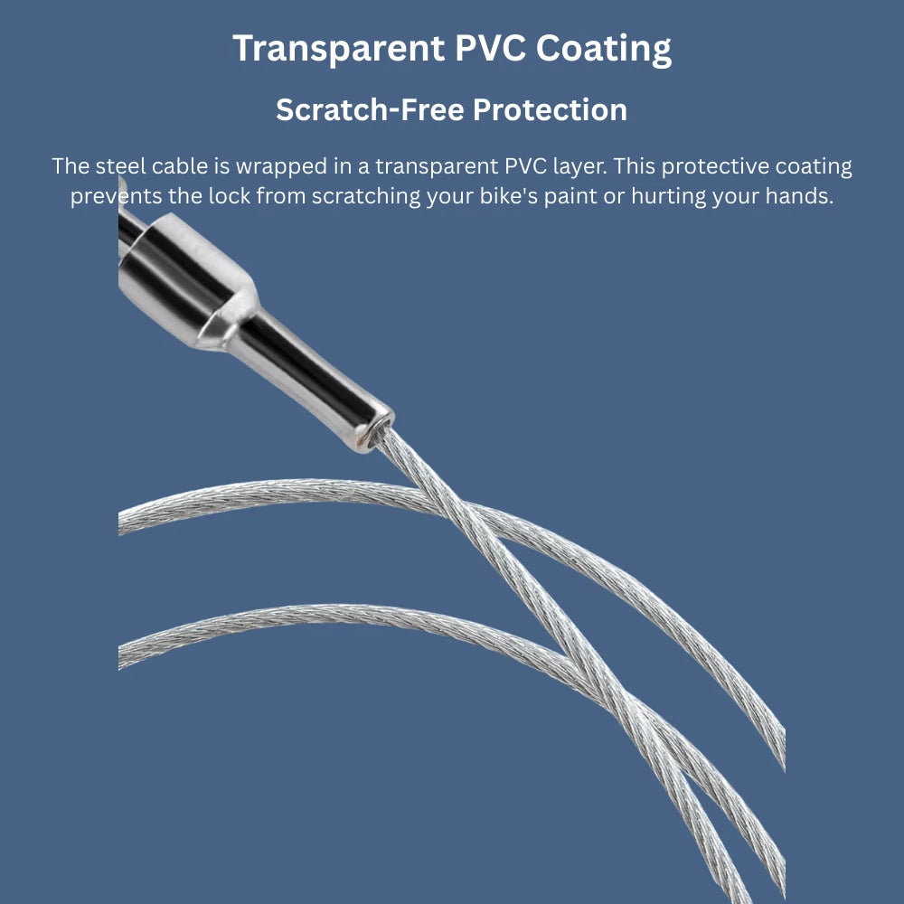 Portable Retractable Bicycle Lock for Everything