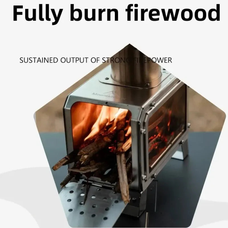 Small Portable Tent Wood Stove for Camping 1.8kg