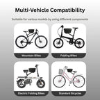 Stable Center Mounted Puppy Bike Carrier For Most Bicycles