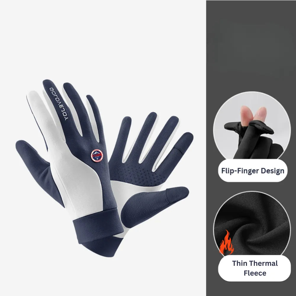 Thermal Flip Finger Cycling Bike Gloves