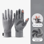 Thermal Cycling Bike Gloves Flip Finger Antibacterial Sport Liner