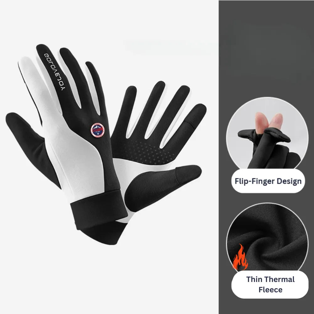 Thermal Flip Finger Cycling Bike Gloves