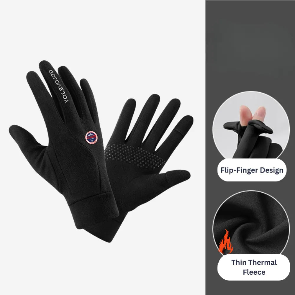 Thermal Flip Finger Cycling Bike Gloves