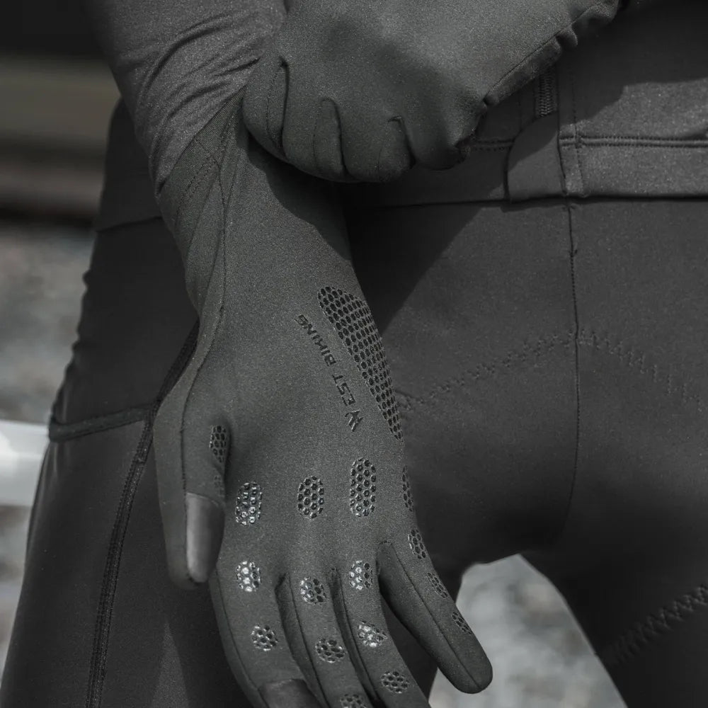 Thermal Winter Cycling Bike Gloves Windproof Touchscreen Sport