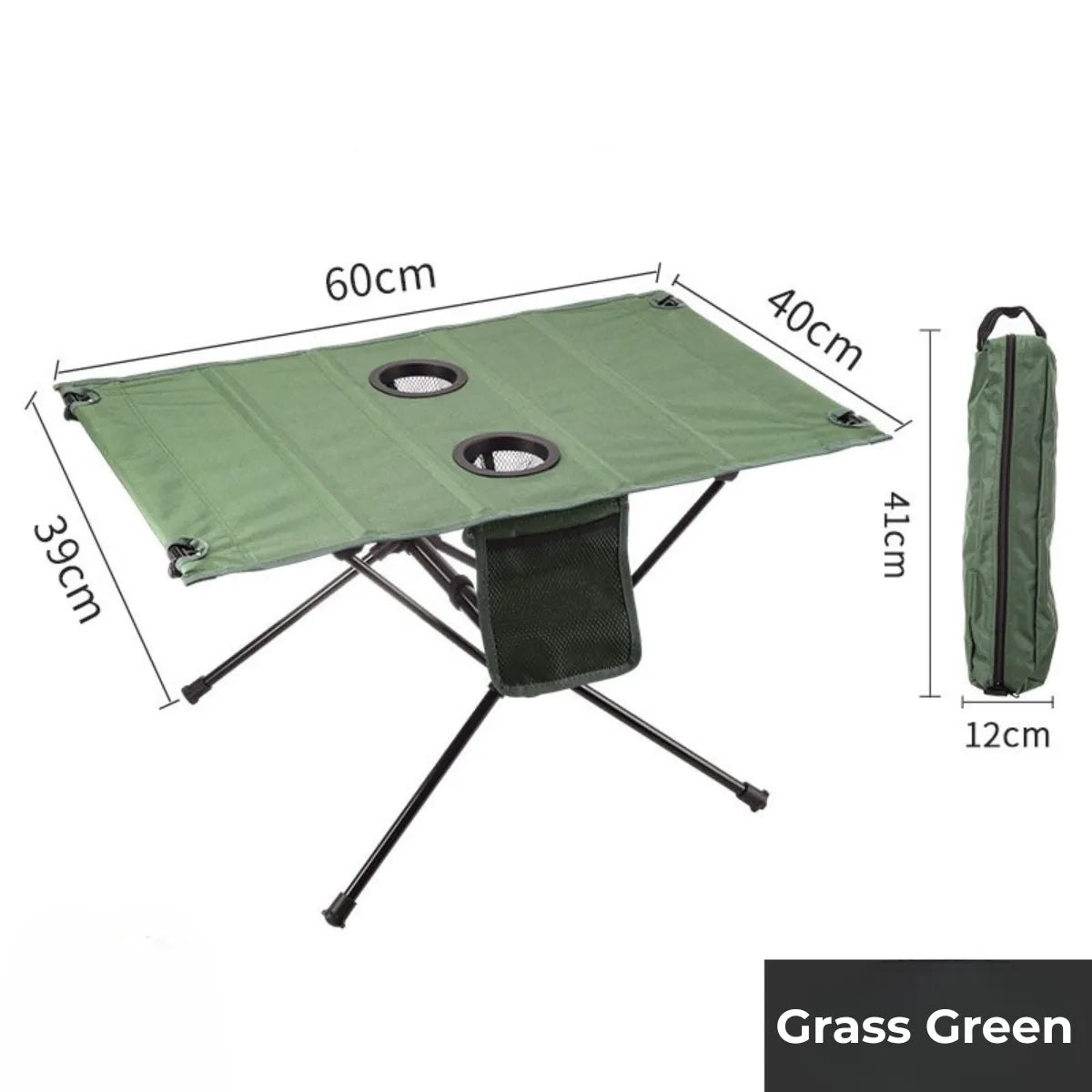 Ultralight Camp Table Foldable with Cup Holder
