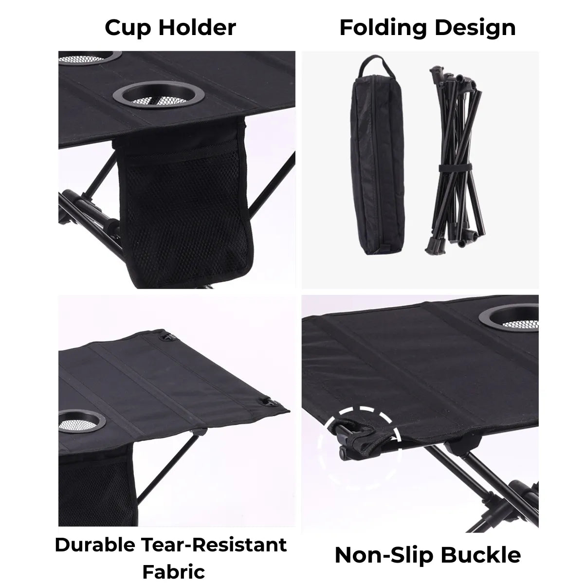 Ultralight Camp Table Foldable with Cup Holder