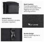 2-in-1 Waterproof Convertible Bike Pannier Backpack