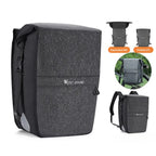 2-in-1 Convertible Bike Pannier Backpack