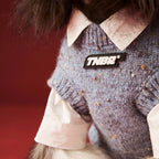 Blue Speckle Sweater Vest
