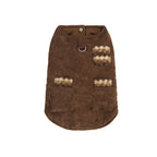 Brown Corduroy Dog Vest