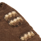 Brown Corduroy Dog Vest