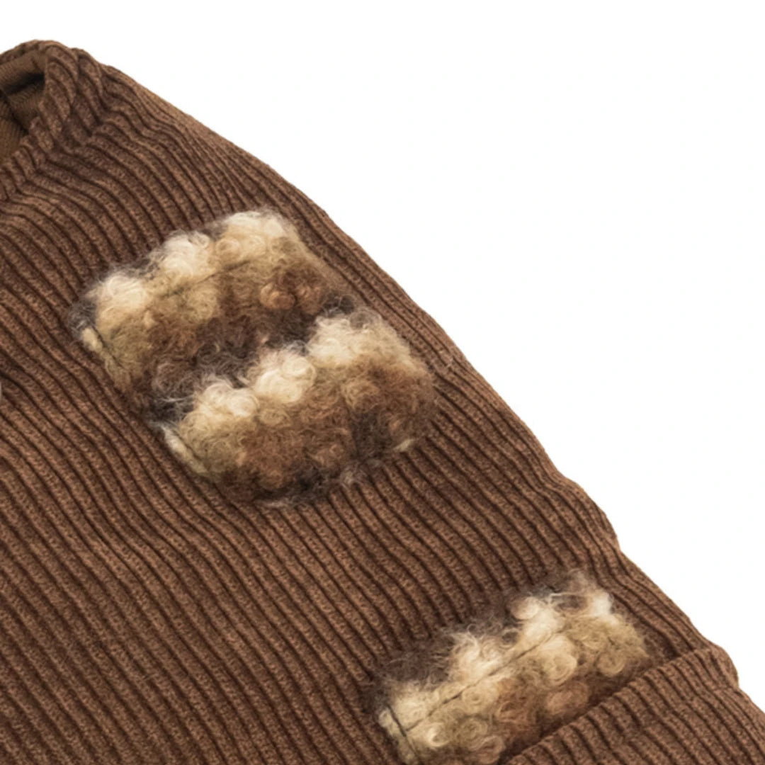 Brown Corduroy Dog Vest