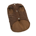 Brown Corduroy Dog Vest