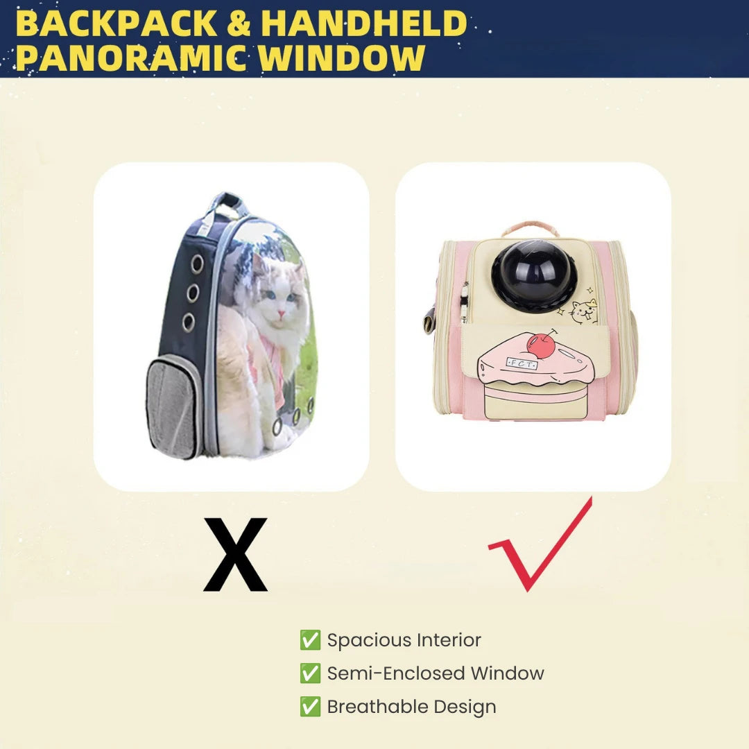 Bubble Window Pet Carrier Backpack