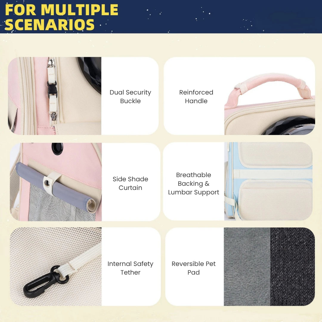 Bubble Window Pet Carrier Backpack