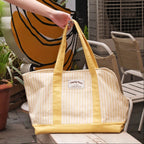 Everyday Stripe Canvas Pet Tote Carrier