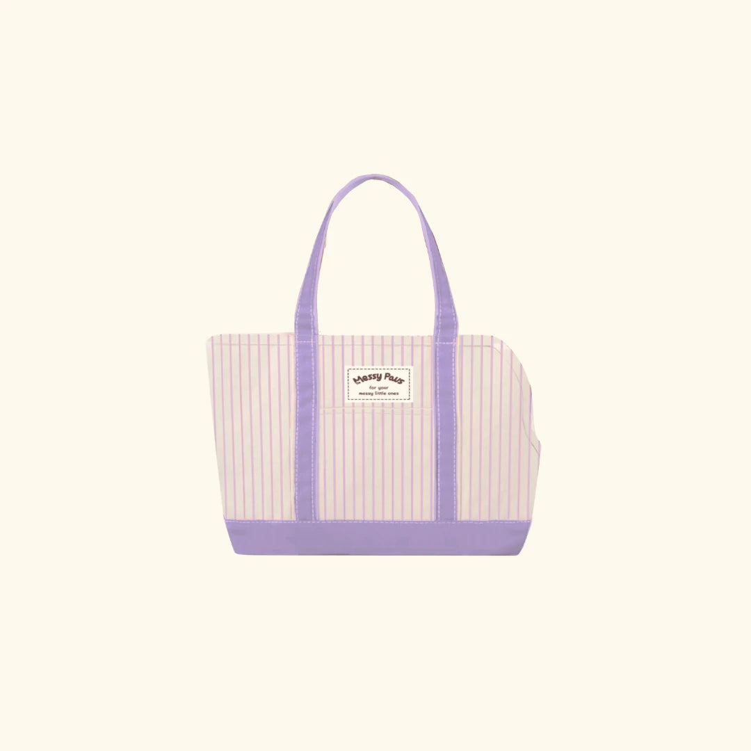 Everyday Stripe Canvas Pet Tote Carrier