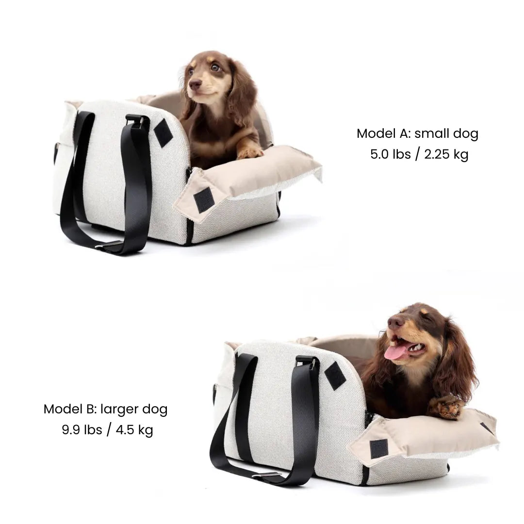 Side-by-Side Console Pet Car Seat