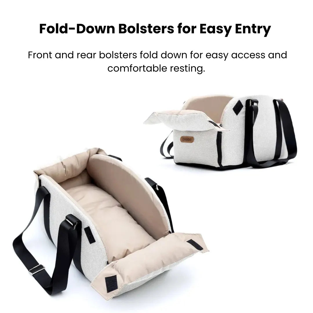 Side-by-Side Console Pet Car Seat