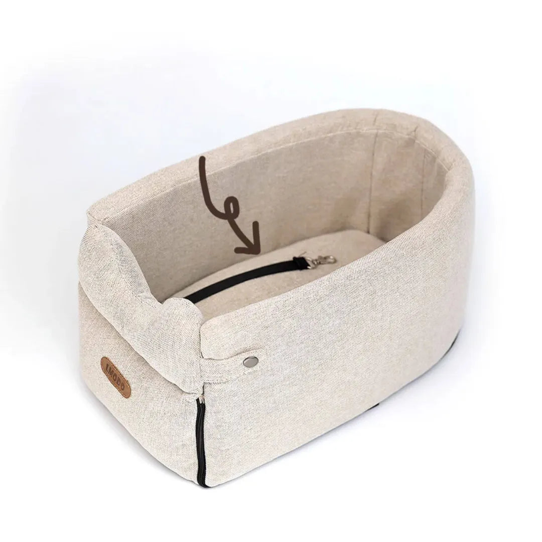 Soft Ride Console Pet Car Seat