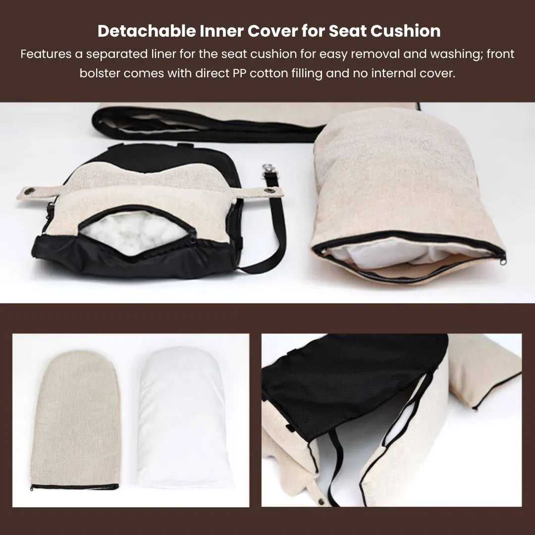 Soft Ride Console Pet Car Seat