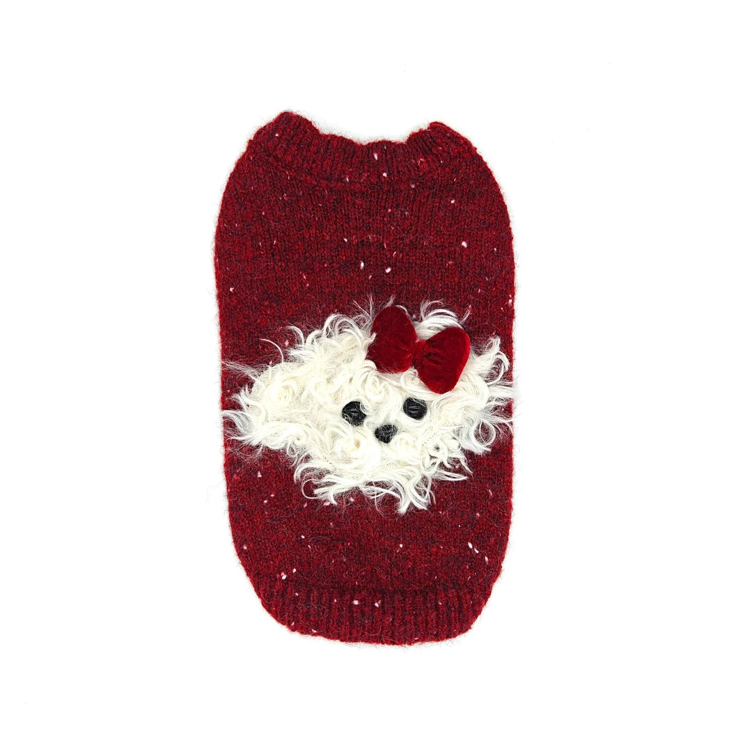 Cherry Patch Dog Sweater Vest