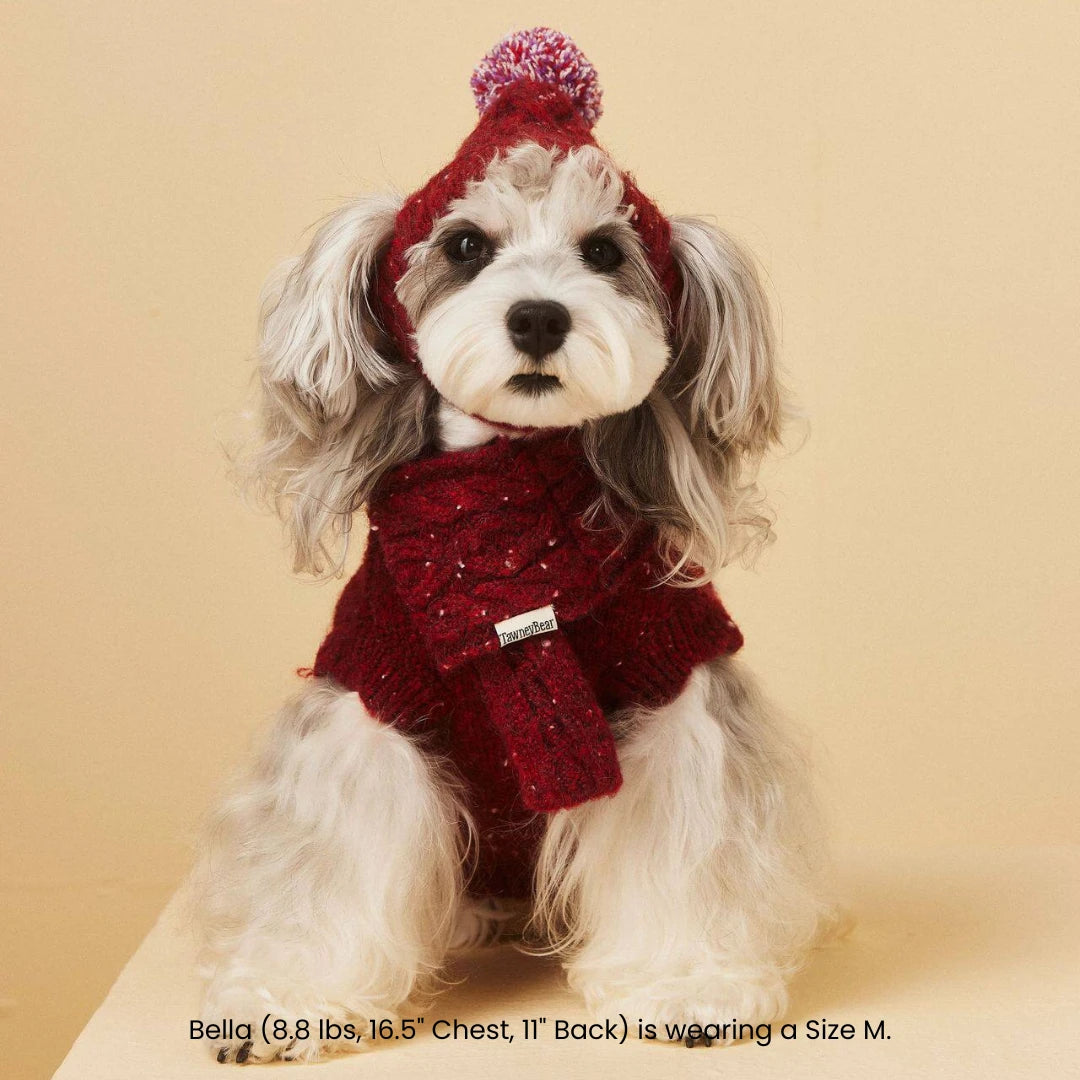 Cherry Patch Dog Sweater Vest