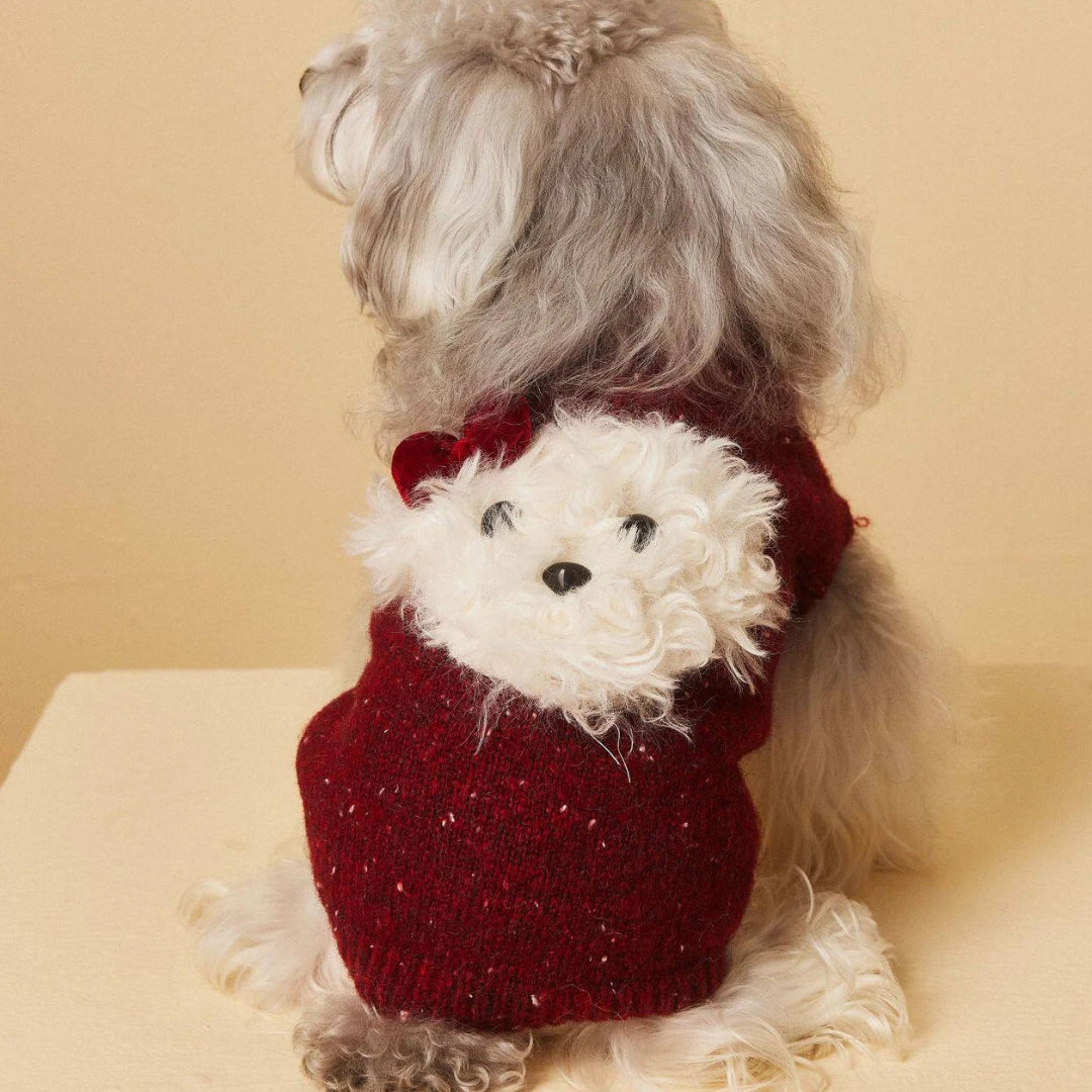 Cherry Patch Dog Sweater Vest