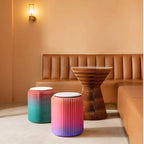 Eco Paper Folding Stool - Red / Purple Gradient
