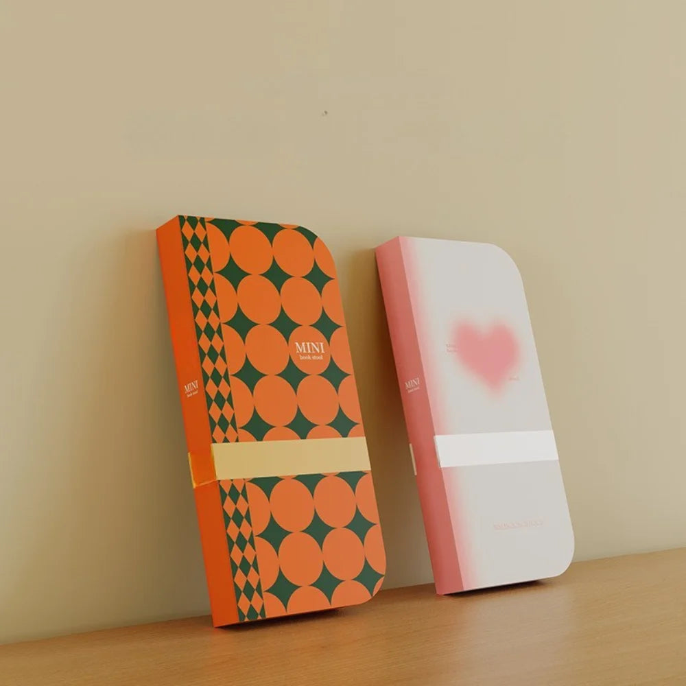 Eco Paper Folding Stool - Orange / Green