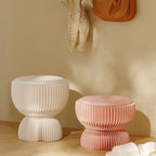 Eco Paper Folding Stool - Pink Lotus