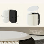 Eco Paper Folding Stool - Black / White