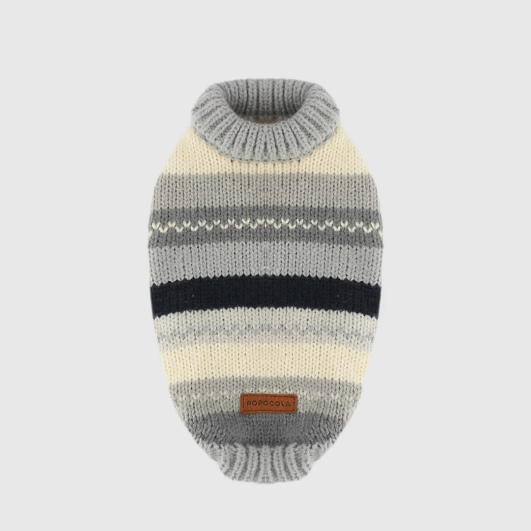 Cozy Stripe Pet Sweater Vest