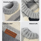 Cozy Stripe Pet Sweater Vest